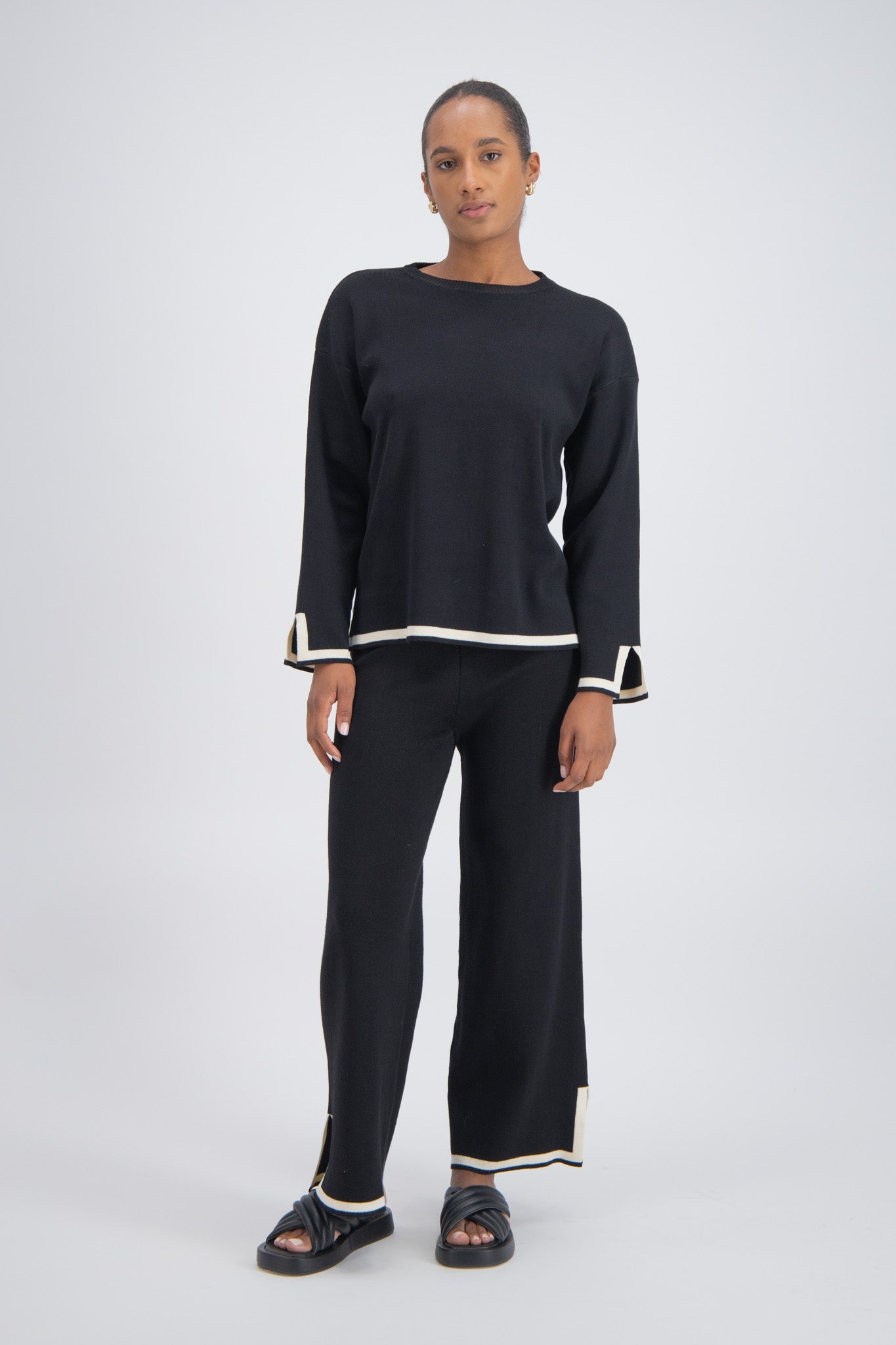 Deia Knit Jumper Black