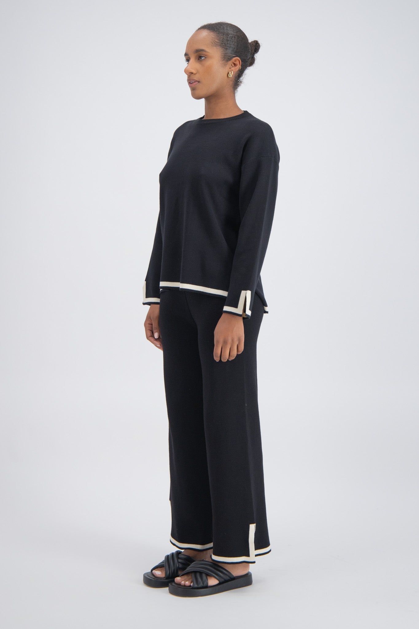 Deia Knit Jumper Black