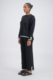 Deia Knit Jumper Black