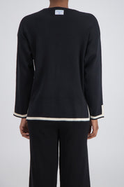 Deia Knit Jumper Black