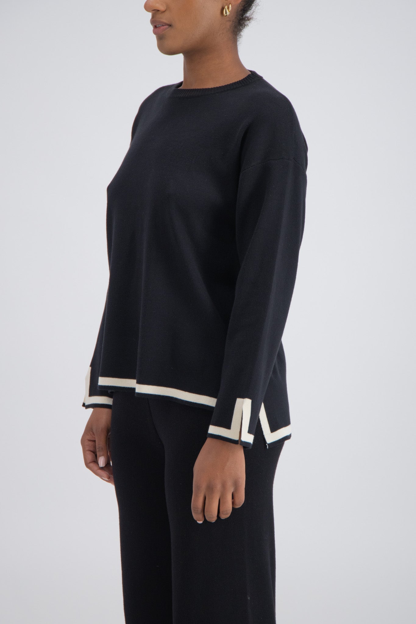 Deia Knit Jumper Black