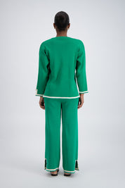 Deia Knit Jumper Green
