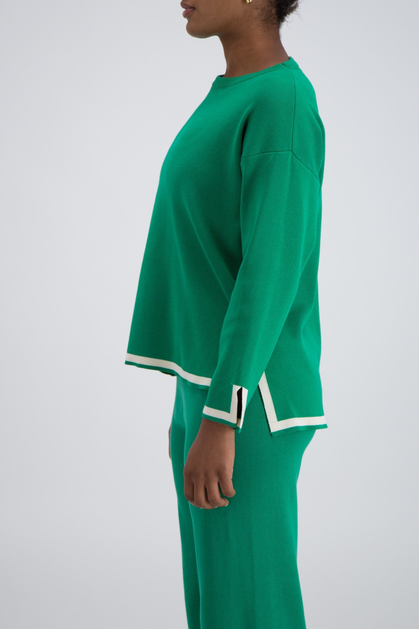 Deia Knit Jumper Green