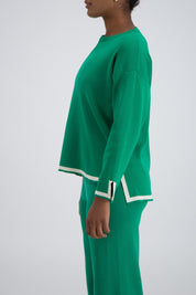 Deia Knit Jumper Green
