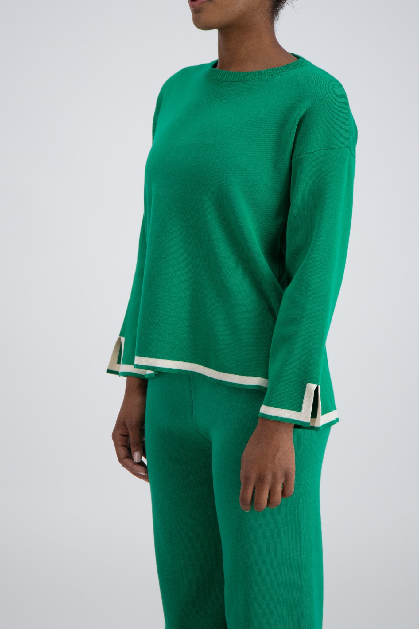 Deia Knit Jumper Green