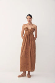 Delphi Maxi - Lasso Print Camel