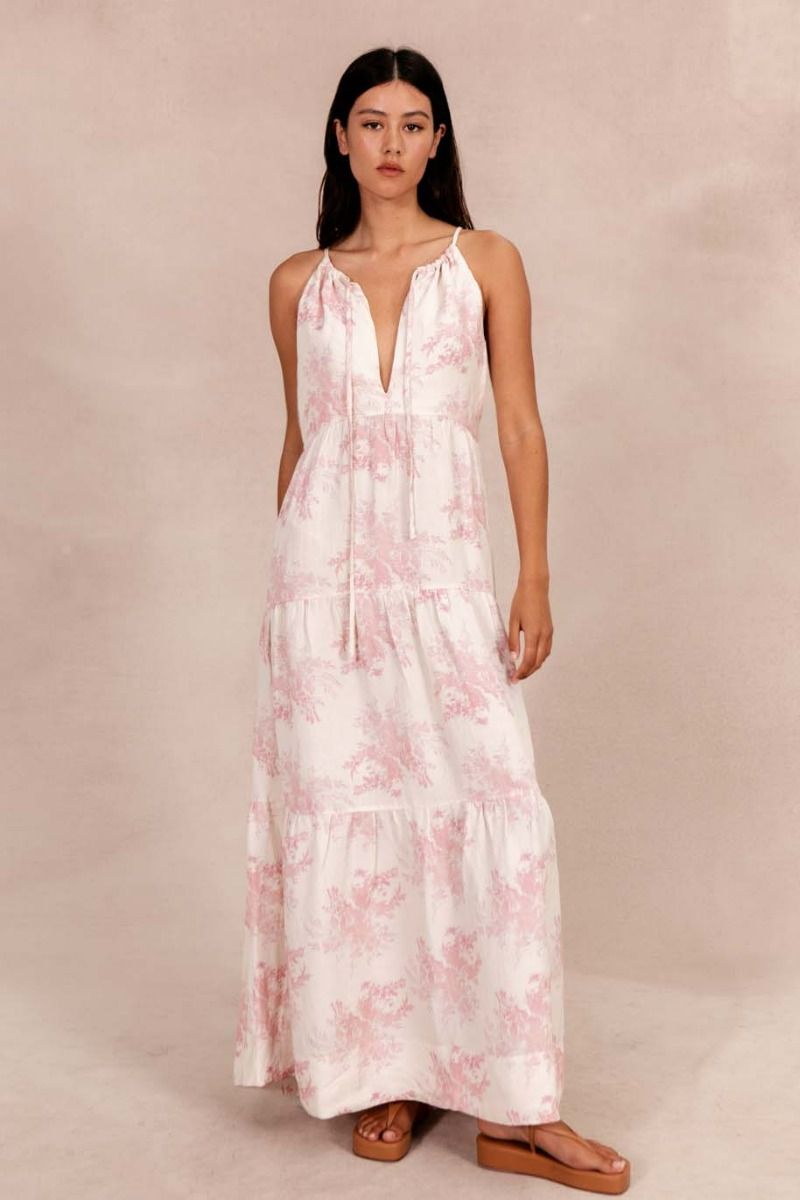 Fleur Maxi Dress Lotus Pink