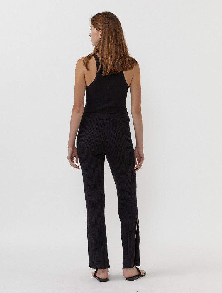 Enes Ribbed Knit Pant