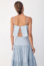 Eve Top Grey Blue