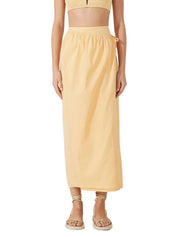 Butter Organic Cotton Blend Wrap Skirt Butter