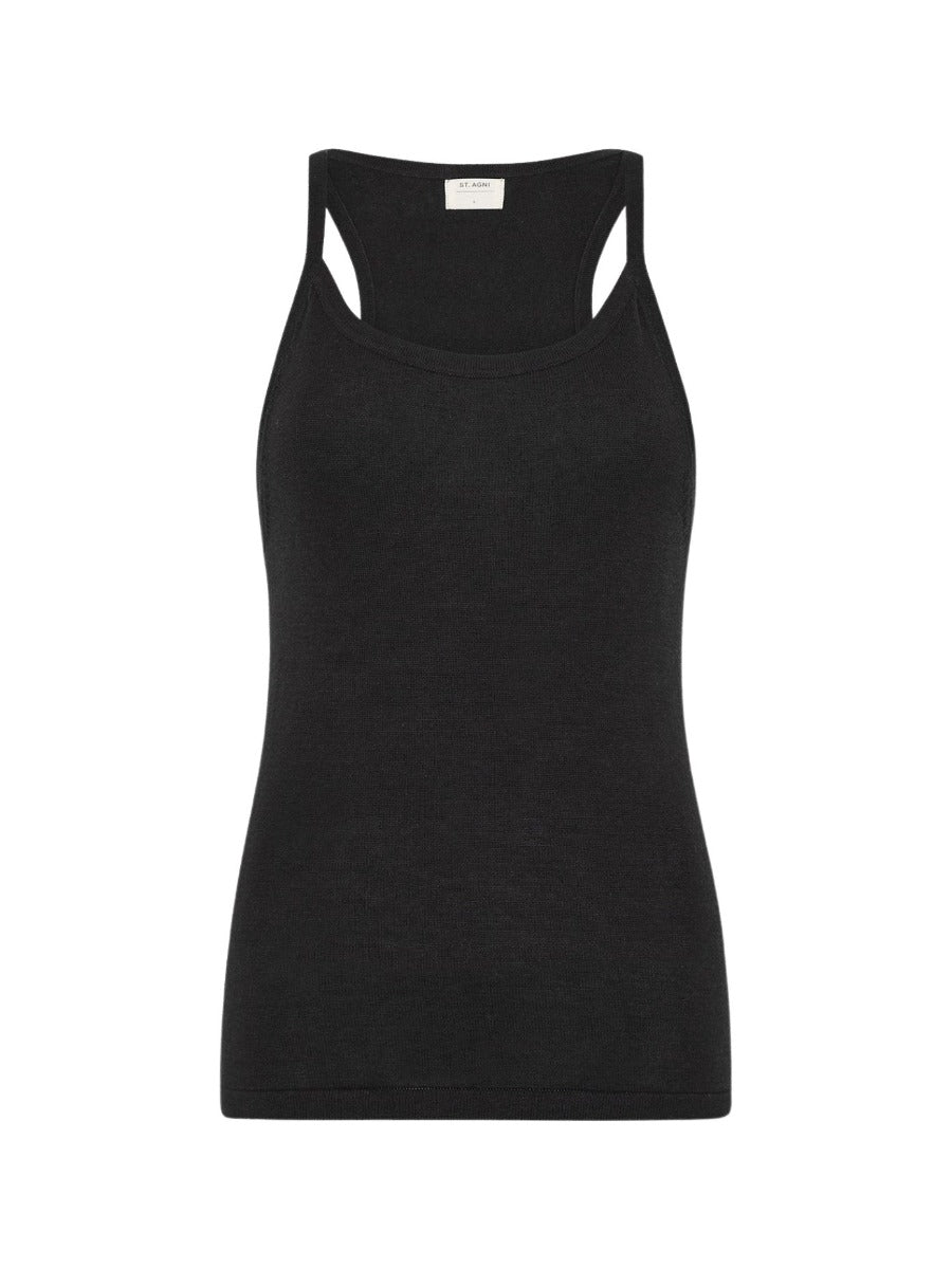 Iman Hemp Tank - Black