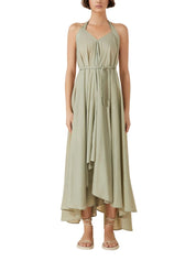 Moss Organic Cotton Voile Dress Moss