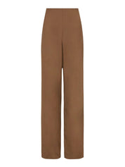 Wide Leg Wool Pants Truffle