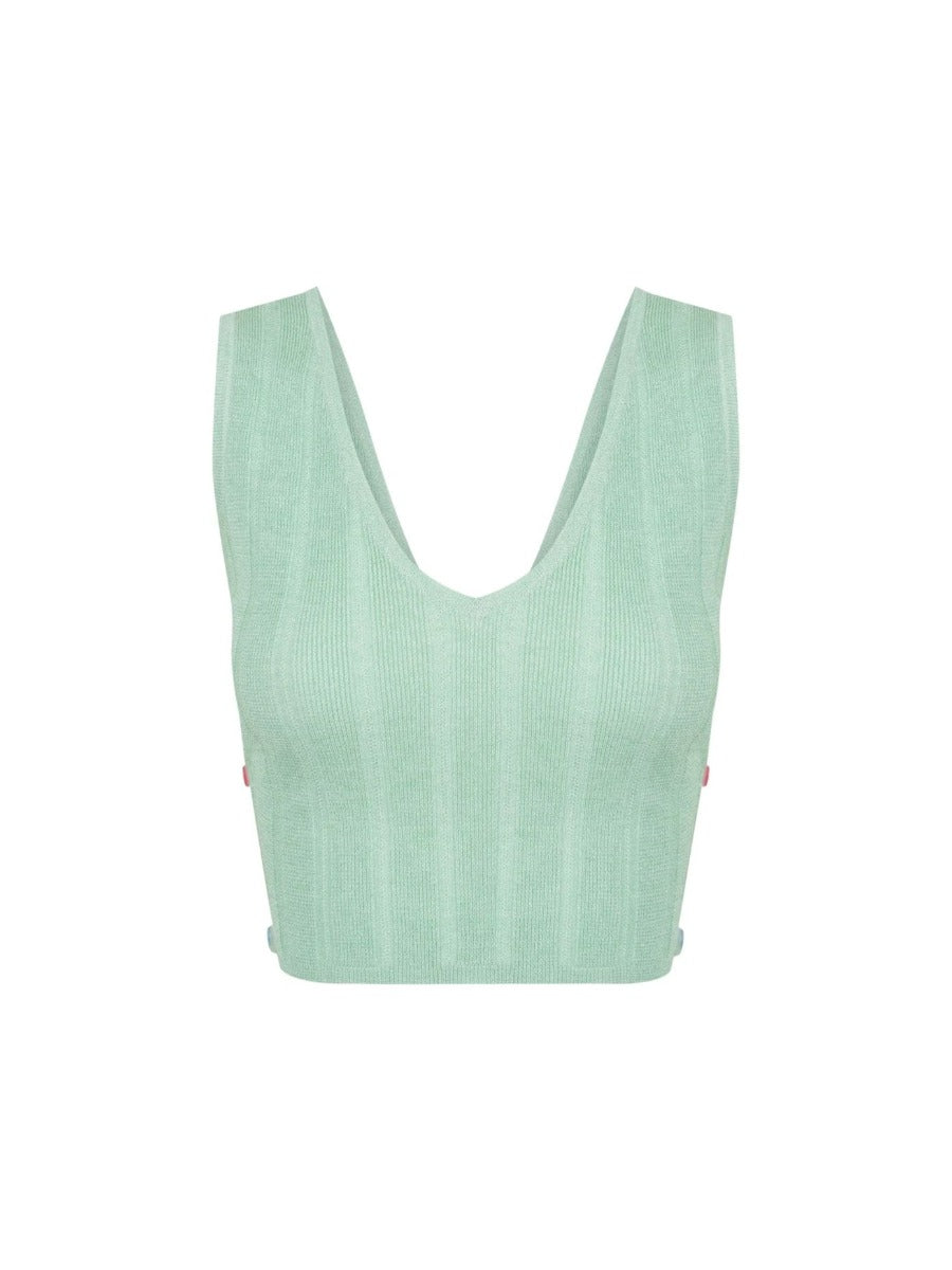 Corfu Top Seafoam