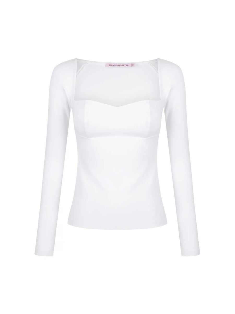 Suki Top White