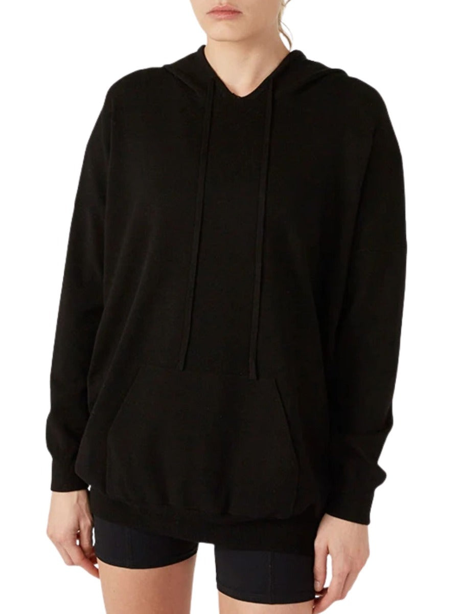 Oversized Knit Hoodie