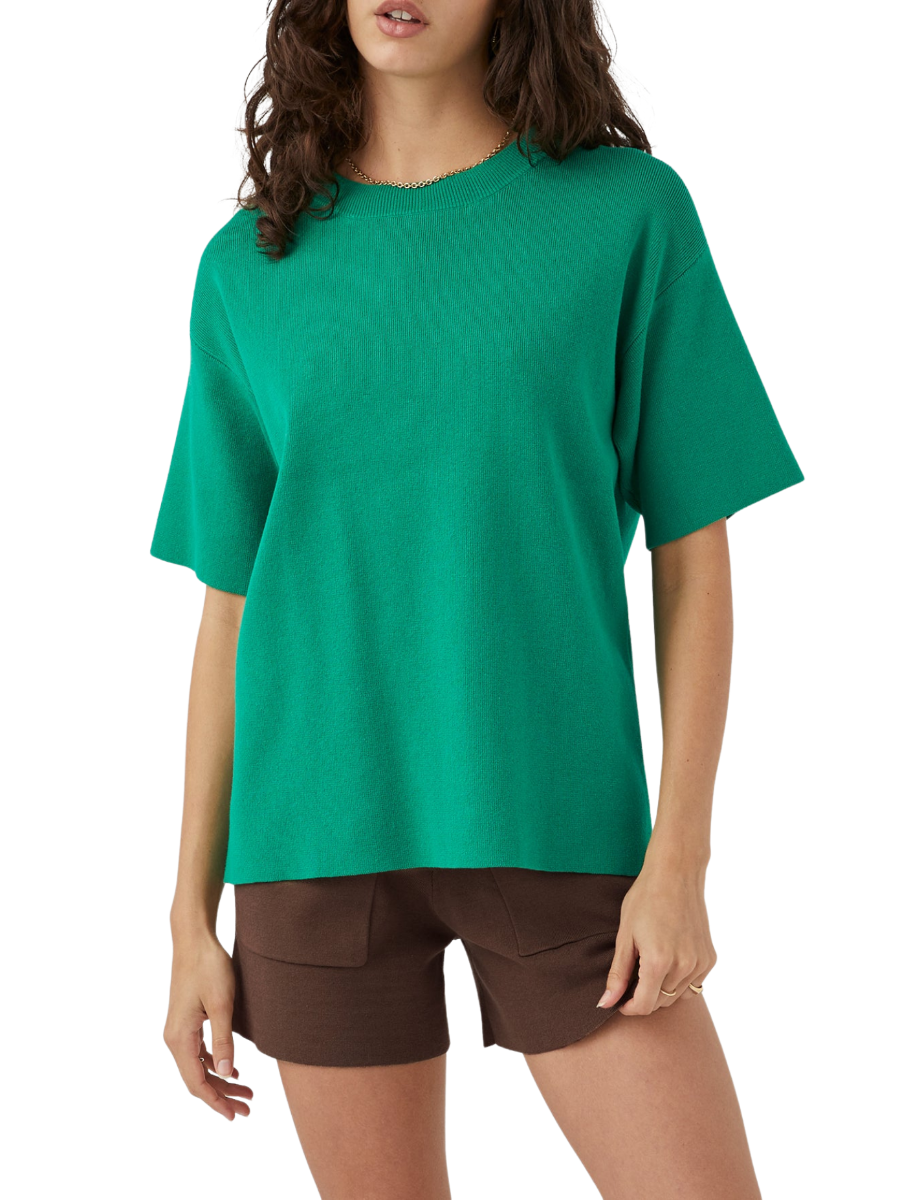 Harper Organic Knit Tshirt - Emerald