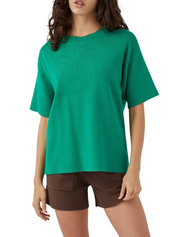 Harper Organic Knit Tshirt - Emerald