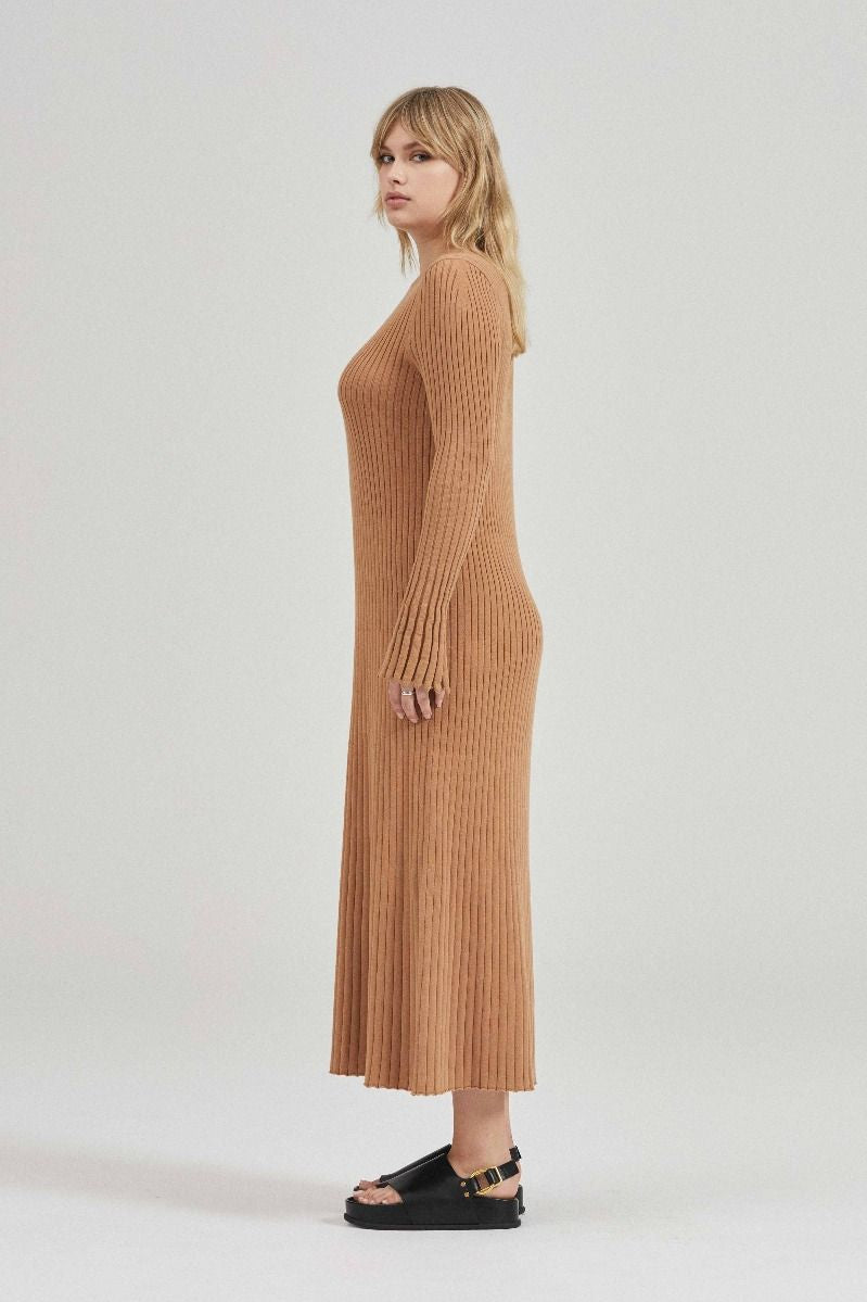 The Cleo Dress Camel