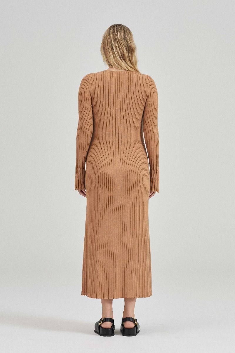 The Cleo Dress Camel