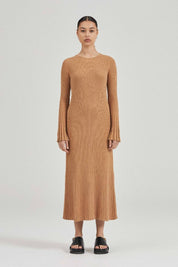 The Cleo Dress Camel