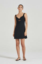 The Xanthe Mini Dress Black