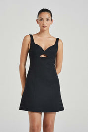 The Xanthe Mini Dress Black