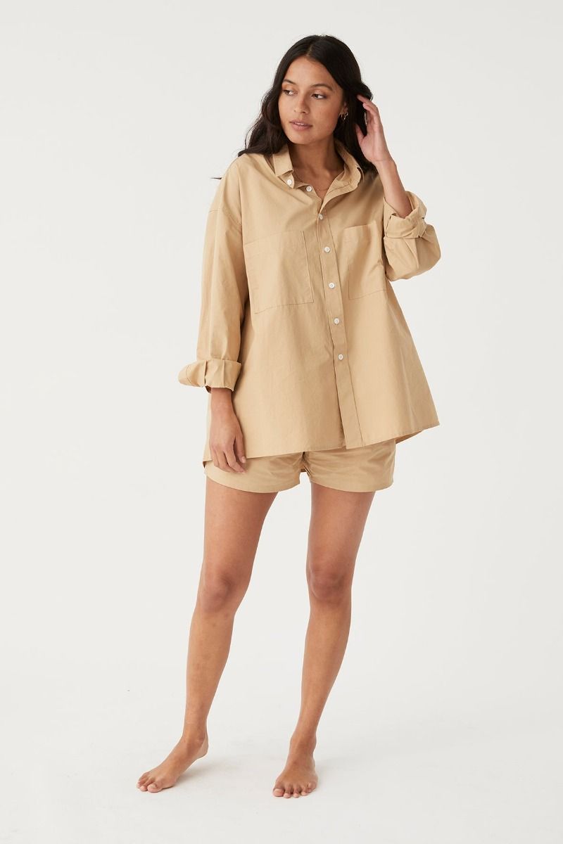 Dylan Long Sleeve Shirt - Honey