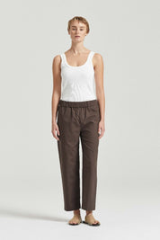 The Billie Tapered Pants Chocolate