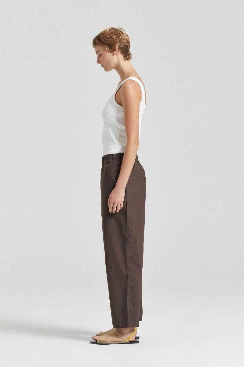 The Billie Tapered Pants Chocolate