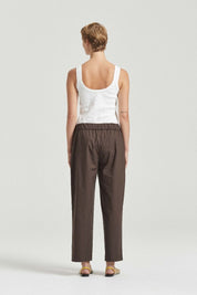 The Billie Tapered Pants Chocolate