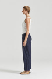 The Billie Tapered Pants Ink Navy