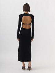 Georges Open Back Knit Dress