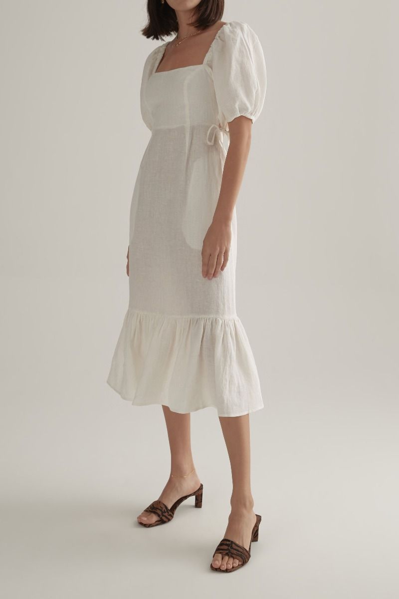 Gilly Dress White