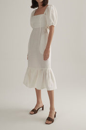 Gilly Dress White