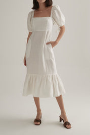 Gilly Dress White