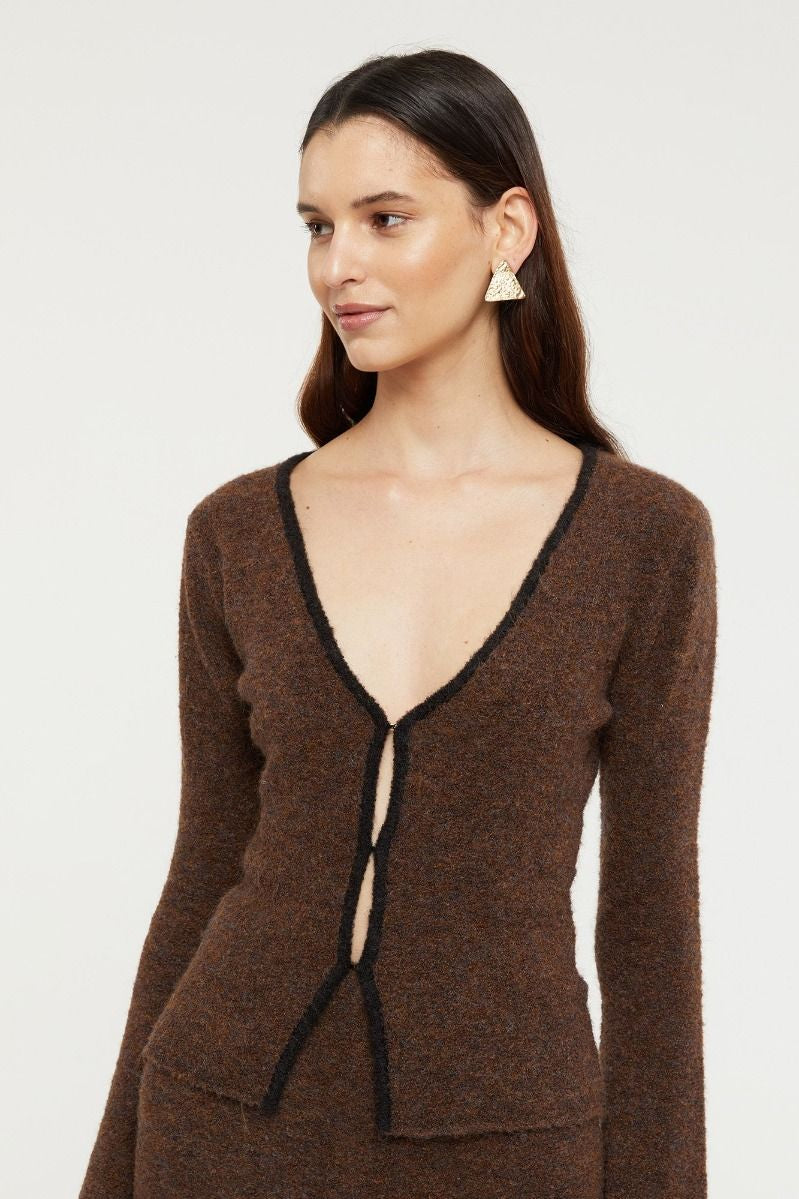 Allison Knit Top Hazelnut