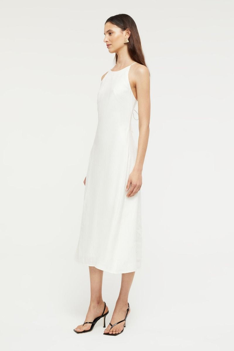 Frankie Flare Dress Creme