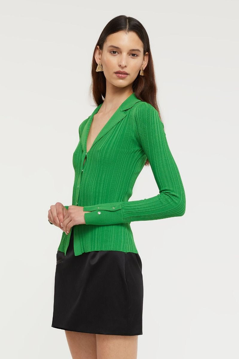 Brianna Knit top Emerald