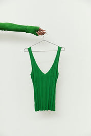 Brianna Knit Singlet Emerald