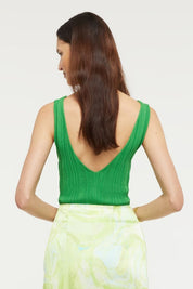 Brianna Knit Singlet Emerald