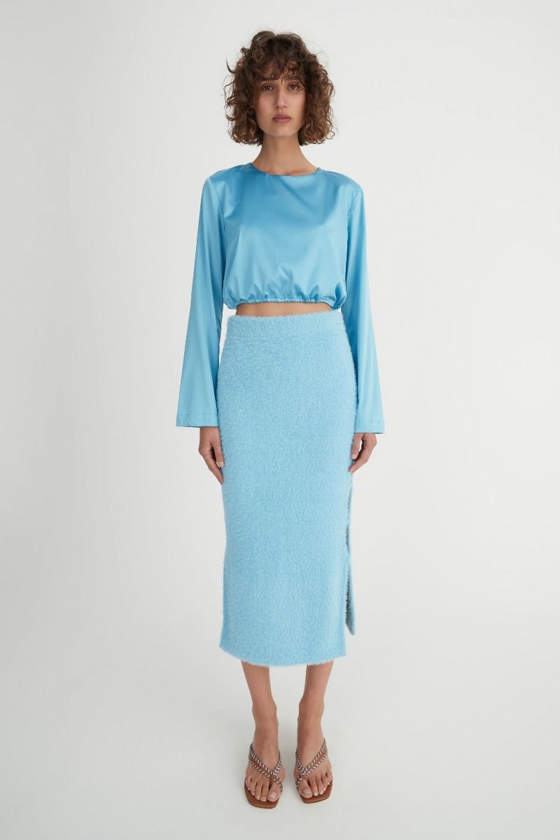 Clara Top Cornflower