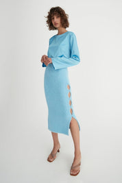 Clara Top Cornflower
