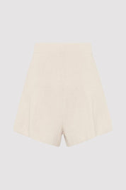 Hemp Knit Spencer Shorts - Ecru