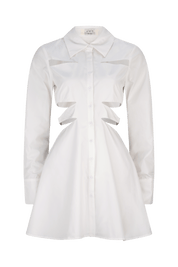 The High Society Dress White