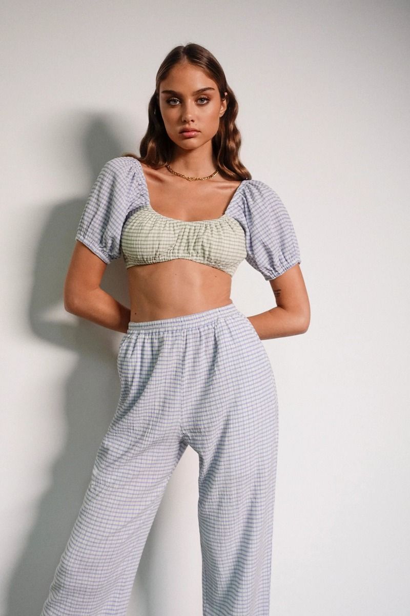 Loxton Pant Mixed Gingham