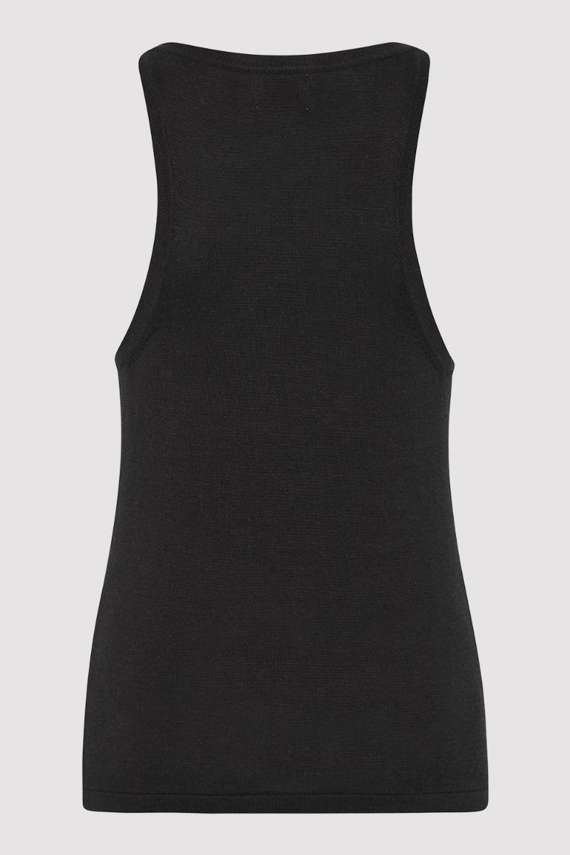 Iman Hemp Tank - Black