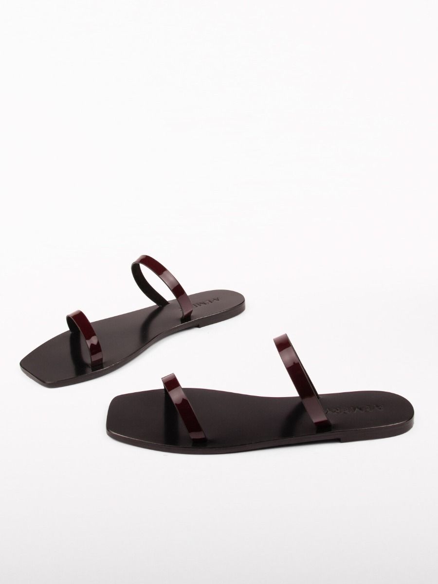 The Lola Sandal Deep Berry