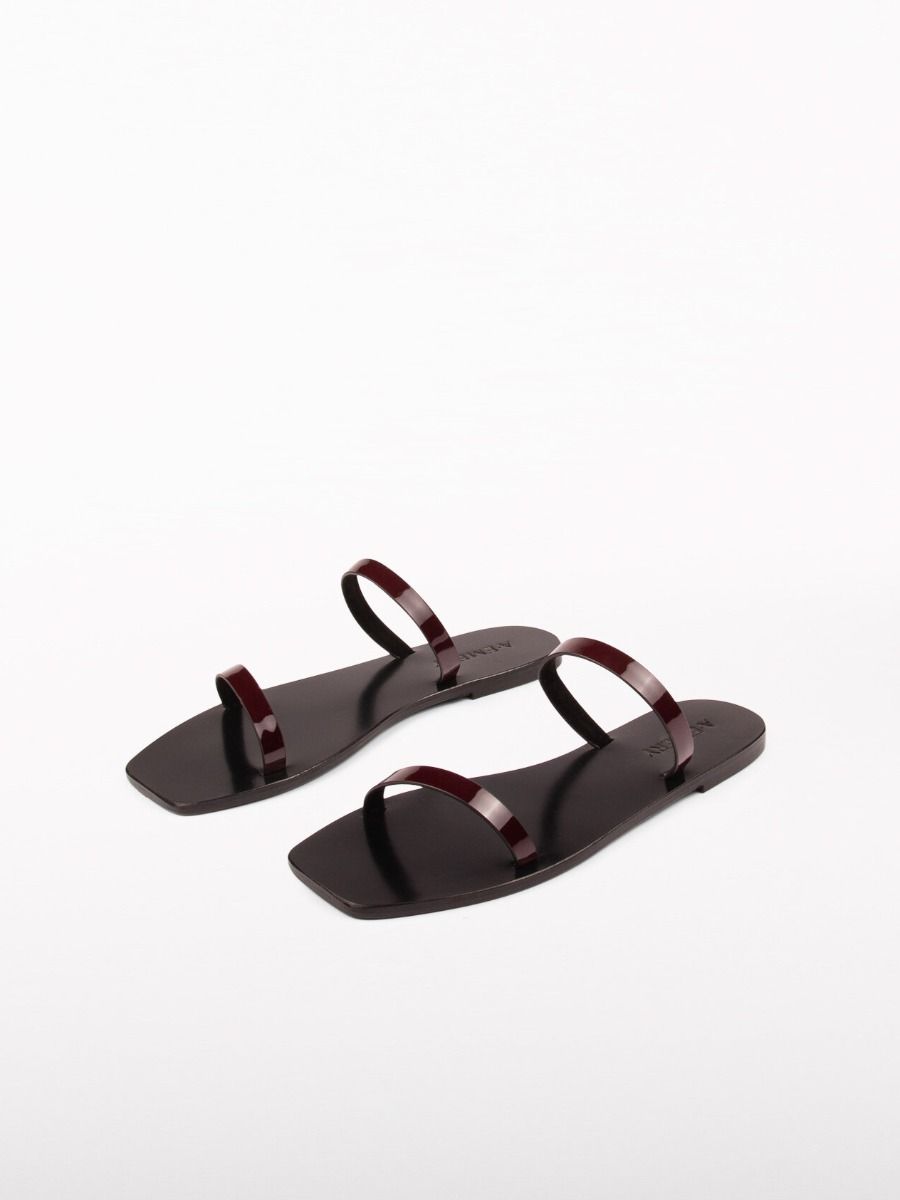 The Lola Sandal Deep Berry