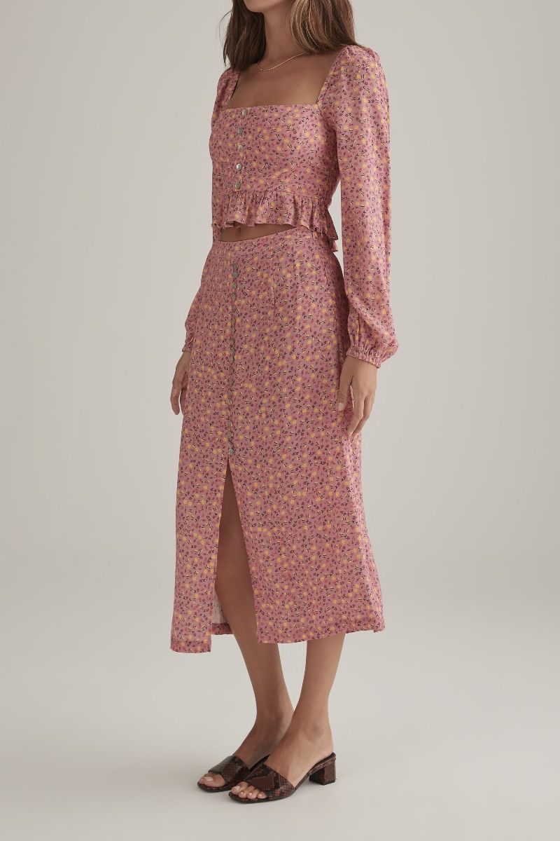 Jalda Top Pink Floral